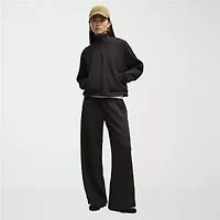 PUMA Womens Wide Leg Regular Fit Sweatpant