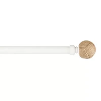 Exclusive Home Curtains Rope Knots 1 IN Adjustable Curtain Rod