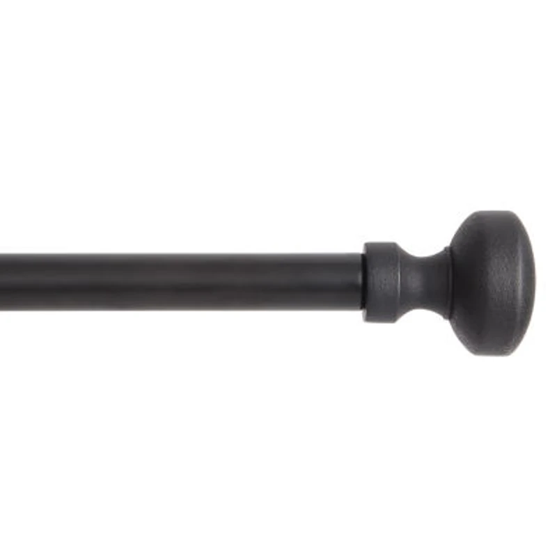 Town And Country Modern Rounded Cap 1 Adjustable Curtain Rod
