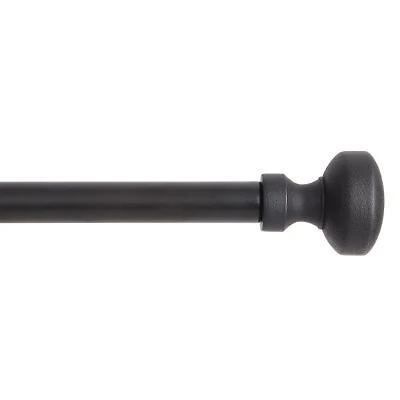 Town And Country Modern Rounded Cap 1 Adjustable Curtain Rod