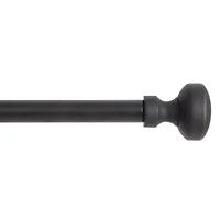 Town And Country Modern Rounded Cap 1 Adjustable Curtain Rod
