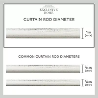 Exclusive Home Curtains Napoleon 1 Adjustable Curtain Rod