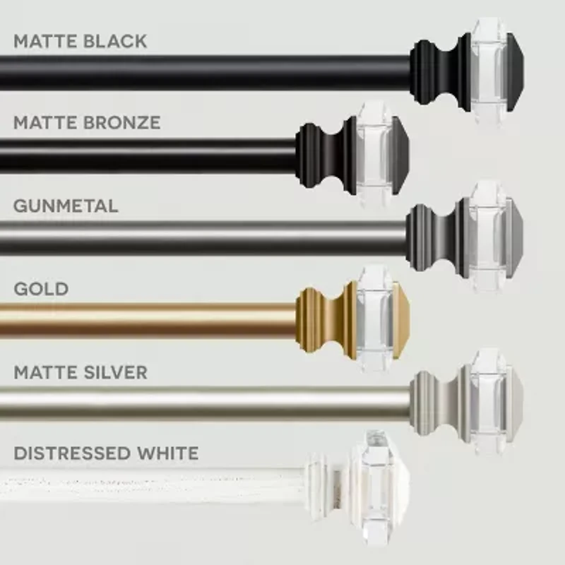 Exclusive Home Curtains Prism 1 Adjustable Curtain Rod