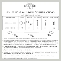 Exclusive Home Curtains Prism 1 Adjustable Curtain Rod