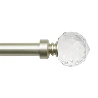Exclusive Home Curtains Crystal Ball 1 Adjustable Curtain Rod