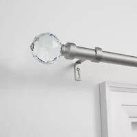 Exclusive Home Curtains Crystal Ball 1 Adjustable Curtain Rod