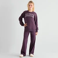 Xersion Little & Big Kid Girls Mock Neck Fleece Long Sleeve Sweatshirt