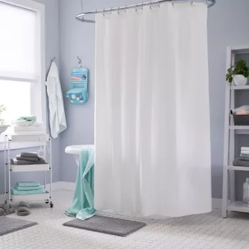 Home Expressions Dobby Stripe Shower Curtain