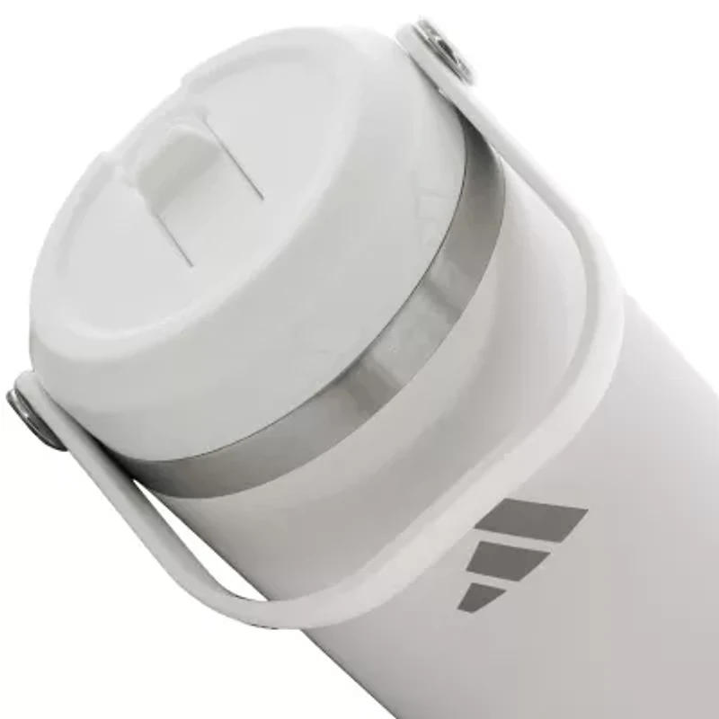 adidas Steel Straw 900 Metal White Water Bottle
