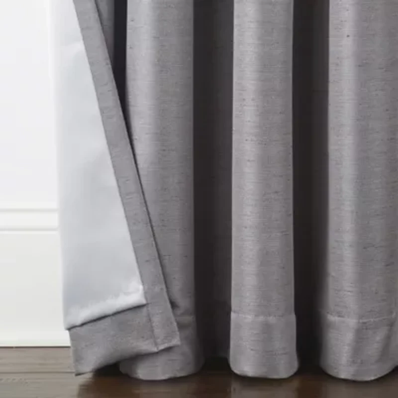 Max Blackout Prescott Grommet Top 100% Single Curtain Panel