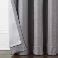 Max Blackout Prescott Grommet Top 100% Single Curtain Panel