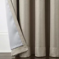 Max Blackout Prescott Grommet Top 100% Single Curtain Panel