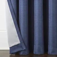 Max Blackout Prescott Grommet Top 100% Single Curtain Panel