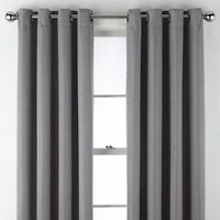 Max Blackout Prescott Grommet Top 100% Single Curtain Panel