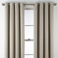 Max Blackout Prescott Grommet Top 100% Single Curtain Panel