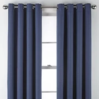 Max Blackout Prescott Grommet Top 100% Single Curtain Panel