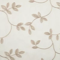 Regal Home Meadow Embroidered 2-pc. Rod Pocket Window Tier