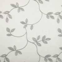 Regal Home Meadow Embroidered 2-pc. Rod Pocket Window Tier