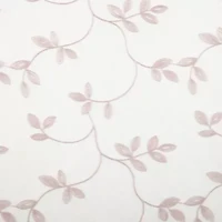 Regal Home Meadow Rod Pocket Embroidered Sheer Single Curtain Panel