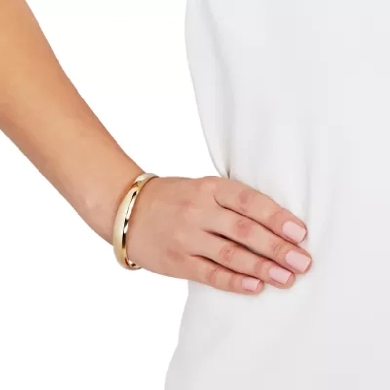 Womens 10K Gold Bangle Bracelet