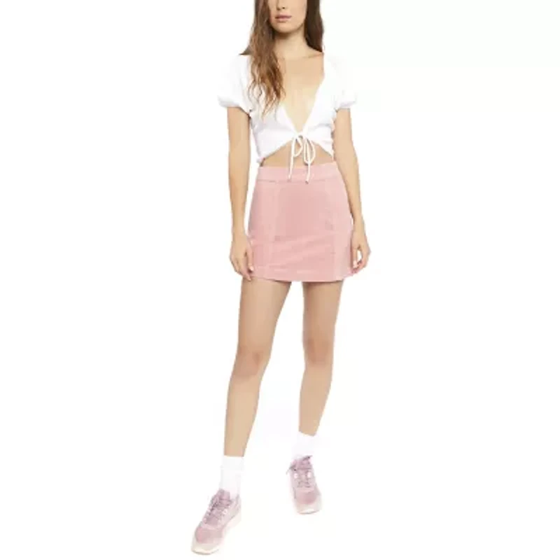 Forever 21 Juniors Womens Corduroy A-Line Skirt