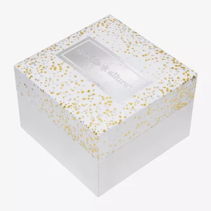 Sparkle Allure Twist Womens Crystal 24K Gold Over Brass 35mm Hoop Earrings