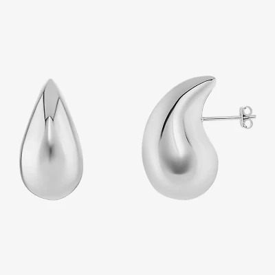 Silver Reflections 20mm Stud Earrings