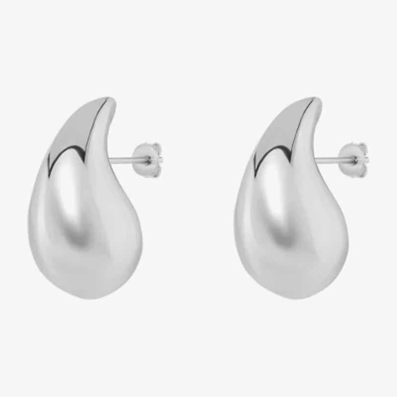 Silver Reflections 20mm Stud Earrings