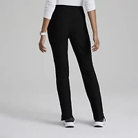 Barco One Bop597 Uplift 5-Pocket Mid-Rise Tapered Leg Womens Petite Moisture Wicking Scrub Pant