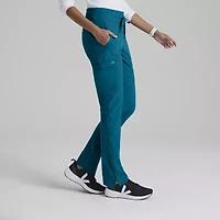 Barco One Bop597 Uplift 5-Pocket Mid-Rise Tapered Leg Womens Moisture Wicking Scrub Pant