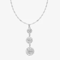 Monet Jewelry Womens Brown Glass Round 17 Inch Pendant Necklace