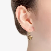 Monet Jewelry Womens Glass Round Drop Earrings