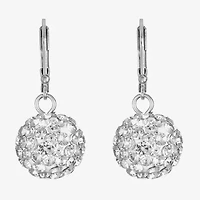 Monet Jewelry Womens Glass Round Drop Earrings