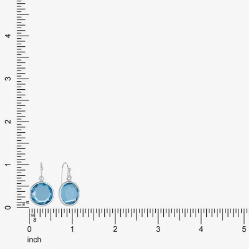 Liz Claiborne Beaded Womens Round Drop Earrings