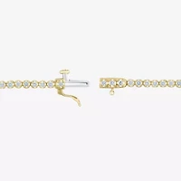 (H / I1) 1 CT.T.W. Lab-Grown Diamond 10K White Gold Tennis Bracelet