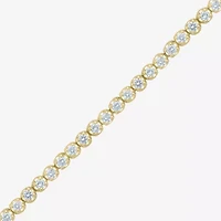 (H / I1) 1 CT.T.W. Lab-Grown Diamond 10K White Gold Tennis Bracelet