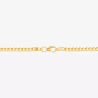 Made in Italy Unisex Adult 14K Gold 24 Inch Curb Chain Necklace