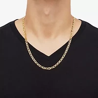 Unisex Adult 14K Gold 22 Inch Mariner Chain Necklace