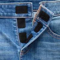 Thereabouts Little & Big Kid Girls Adaptive Adjustable Waist Stretch Fabric Superflex Mid Rise Straight Leg Jean