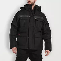 CAT Heavy Insulated Mens Hooded Water Resistant Heavyweight Parka