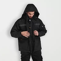 CAT Heavy Insulated Mens Hooded Water Resistant Heavyweight Parka