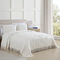 Beatrice Home Fashions Lotus Chenille Bedspread