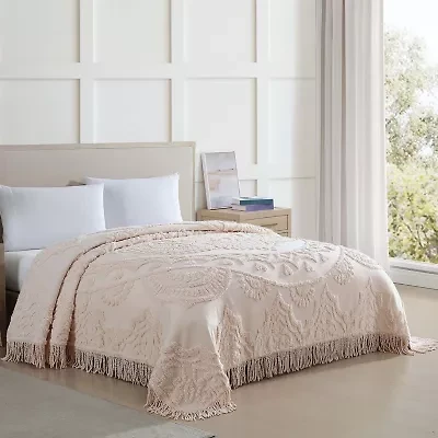 Beatrice Home Fashions Lotus Chenille Bedspread