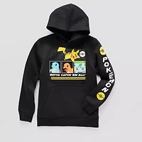 Little & Big Kid Boys Long Sleeve Pokeman Fleece Hoodie