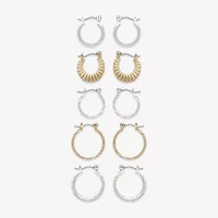 Mixit Womens Hypoallergenic 5 Pair Earring Set