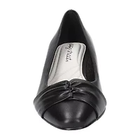 Easy Street Lyanna Womens Round Closed Toe Flat Heel Pumps