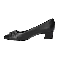 Easy Street Lyanna Womens Round Closed Toe Flat Heel Pumps
