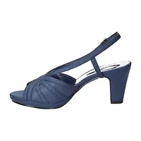 Easy Street Womens Starlight Heeled Sandals Narrow Width