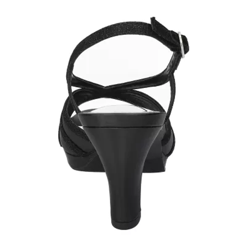 Easy Street Womens Starlight Heeled Sandals