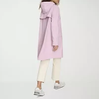 Levi's® Womens Hooded Water Resistant Midweight Raincoat